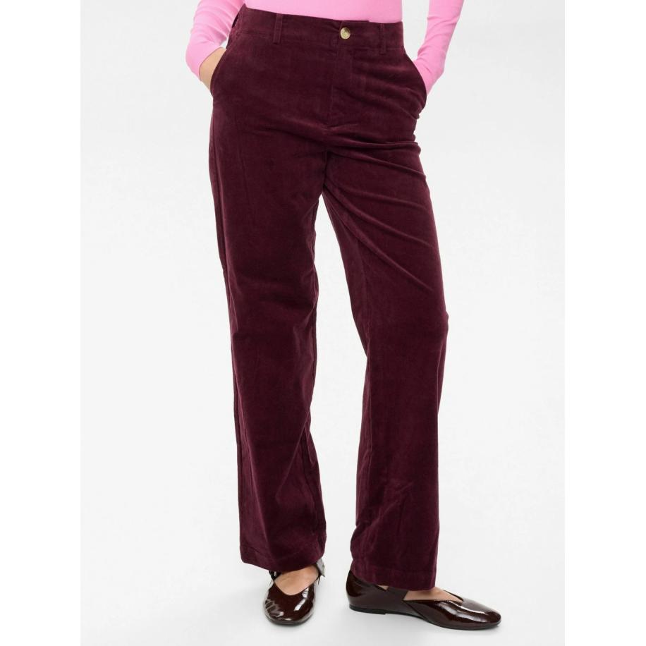 Nümph NÜMPH Broek JOANNA wijnrood -
