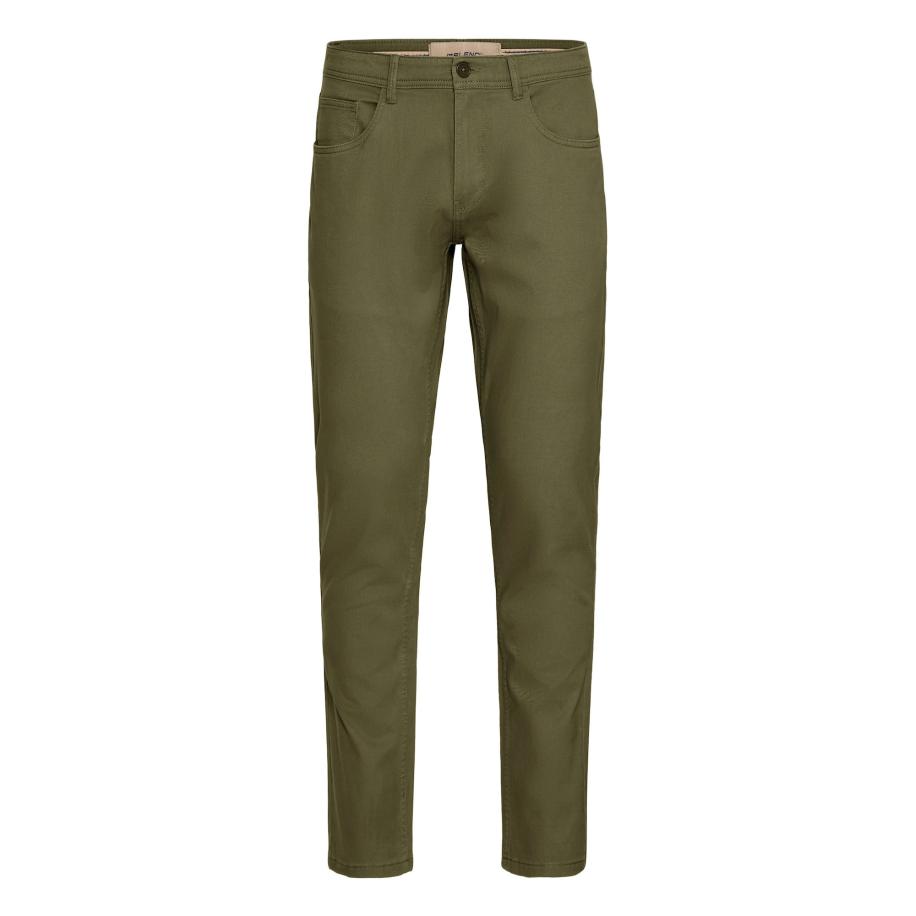 BLEND Chino Hednan olijfgroen Groen