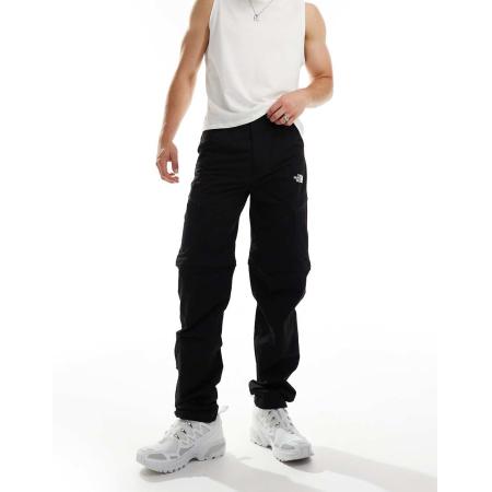 The North Face - Exploration Convertible - Toelopende broek met cargozak in zwart