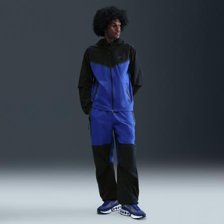 Nike Tech geweven oversized herenbroek - Blauw