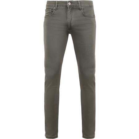 Suitable Kant Jeans Groen
