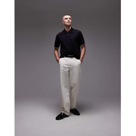 ARKET - Losse broek van canvas in wit