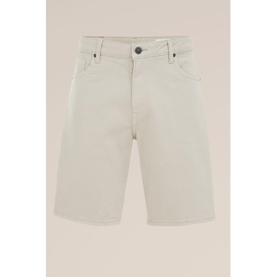 Blue Ridge heren loose fit denim short - Loose fit - Beige - Katoen - Maat: 29 Bruin