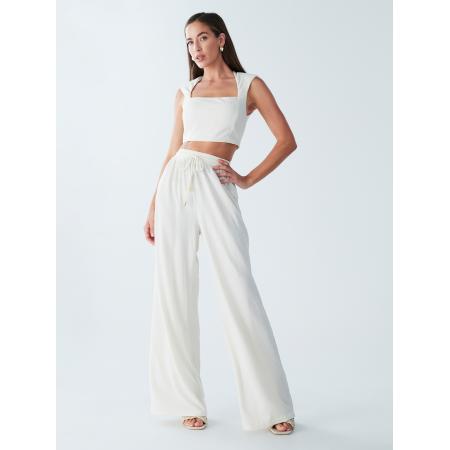 BWLDR BWLDR Broek AQUA wit