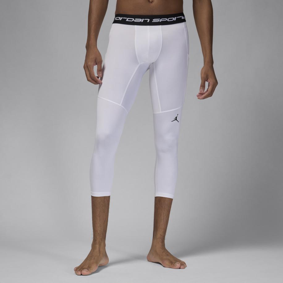 Jordan Sport Dri-FIT 3/4-tights voor heren - Wit Wit