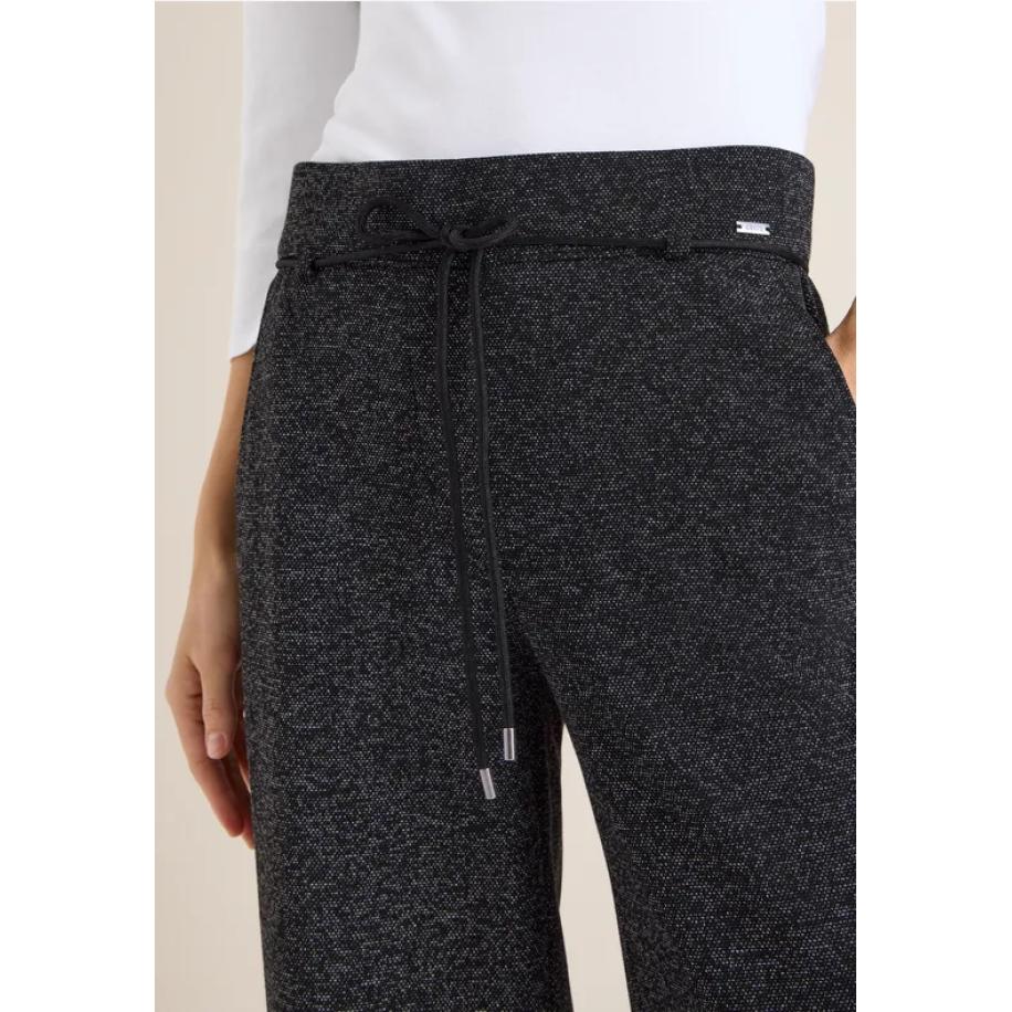 CECIL Broeken met wijde pijpen Zwart