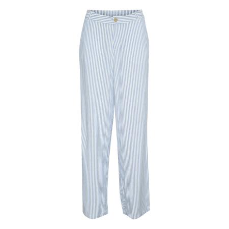 Cream Cream Broek Venta blauw / wit