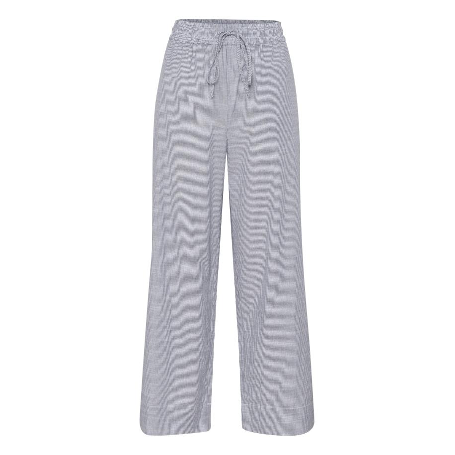 My Essential Wardrobe Broek SkyeMW donkergrijs / wit Grijs