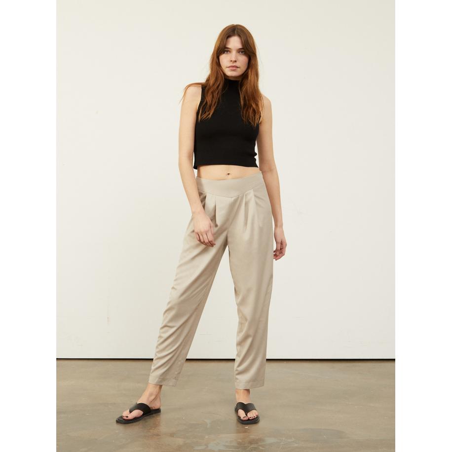 Aligne Aligne Bandplooibroek Daphne sand -