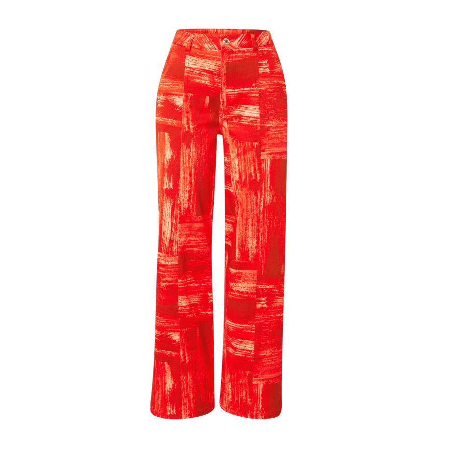 Hosbjerg Hosbjerg Broek rood / oranjerood / wit -