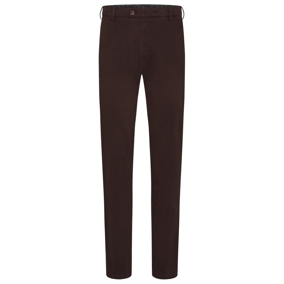 Meyer MEYER Chino Bonn kastanjebruin -