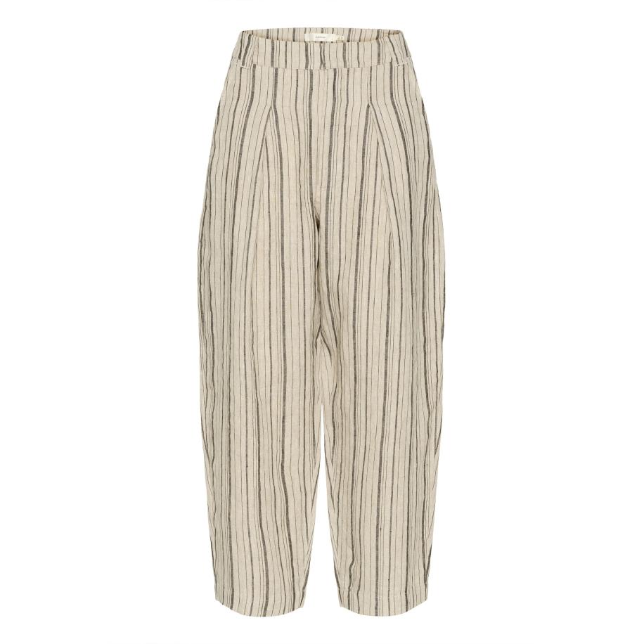 InWear InWear Broek zwart / wolwit -