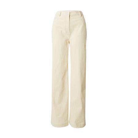 REMAIN REMAIN Broek beige / wit