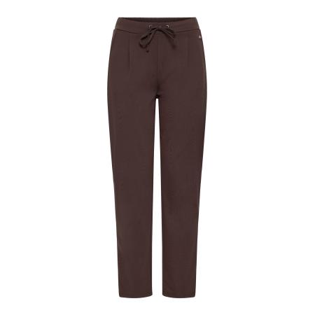 Fransa Fransa Bandplooibroek FRZASTRETCH 1 chocoladebruin