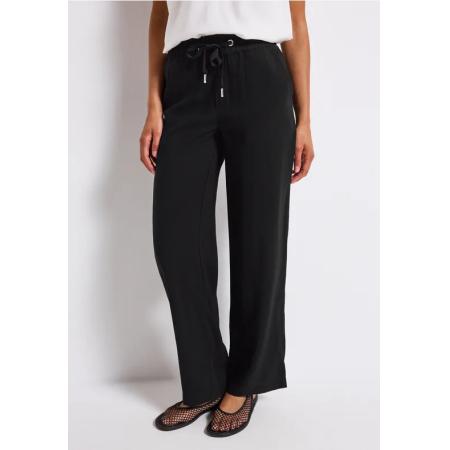 Street One Broek met rechte pijpen in keperstof