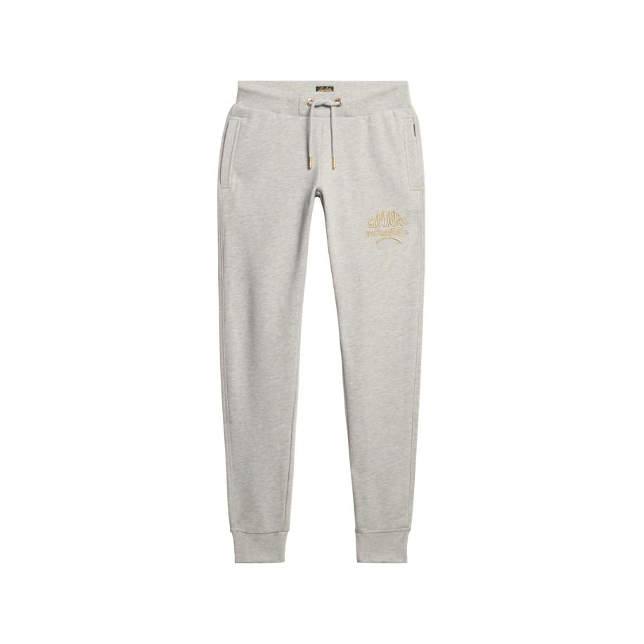 Superdry Broek ecru Bruin