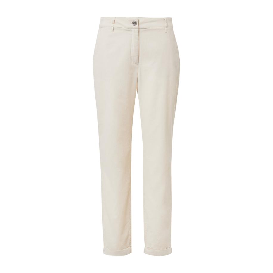 Comma COMMA Broek lichtbeige -