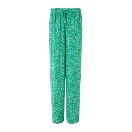 comma casual identity comma casual identity Broek hemelsblauw / limoen / jade groen