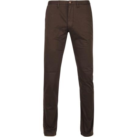 Suitable Chino Sartre Donkerbruin