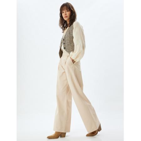 Koton Koton Bandplooibroek beige