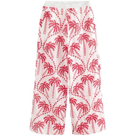 Next Next Broek rood / offwhite