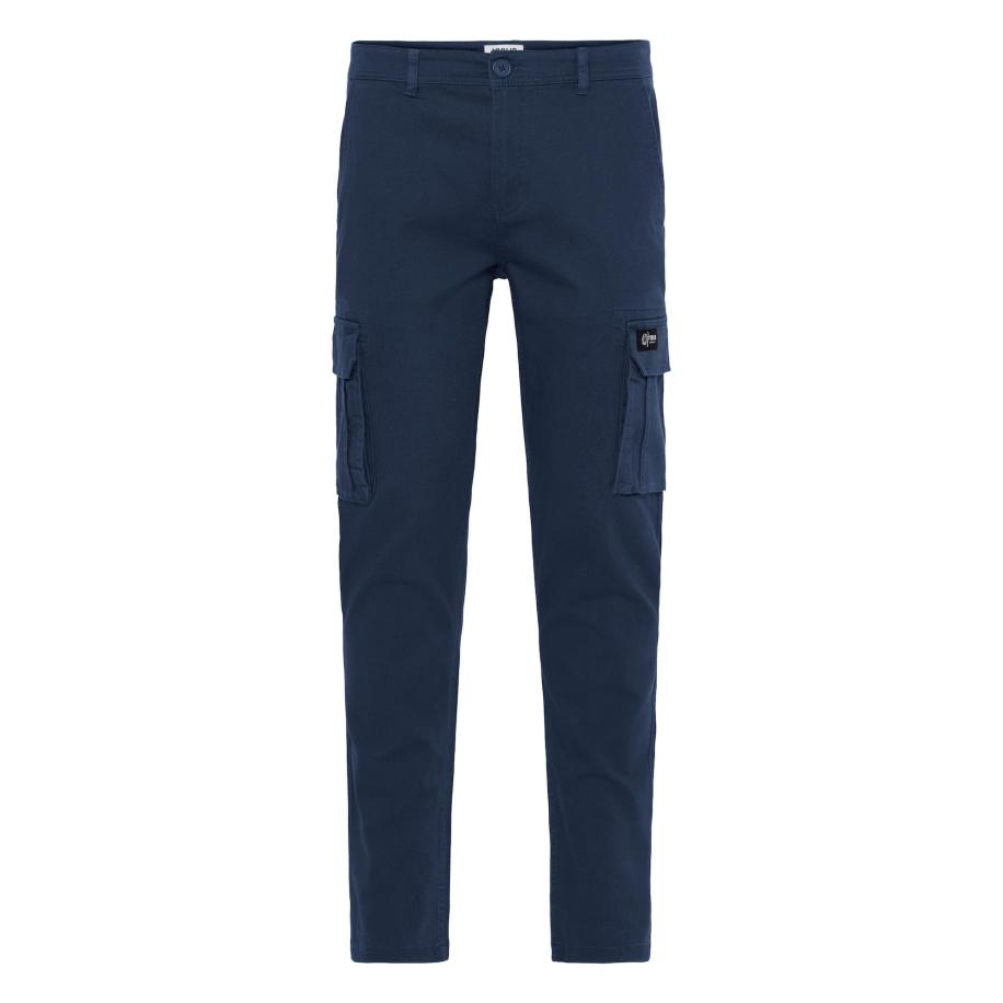 Solid !Solid Cargobroek SDCHASEY blauw -