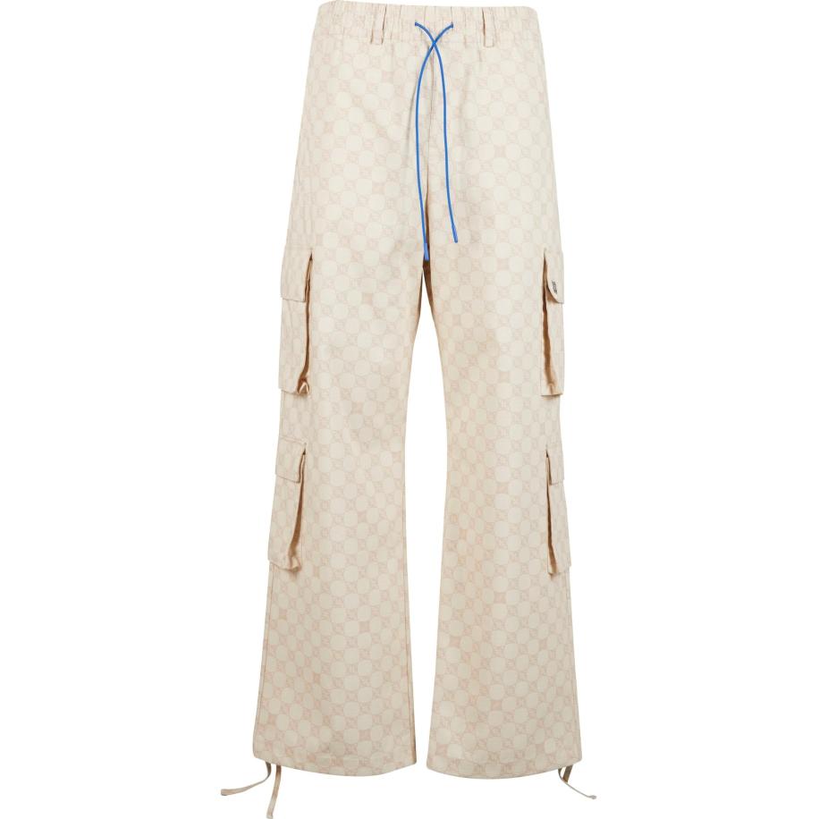 Pequs Cargobroek taupe / ecru / azuur Bruin