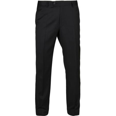 Suitable Pantalon Piga Wol Antraciet