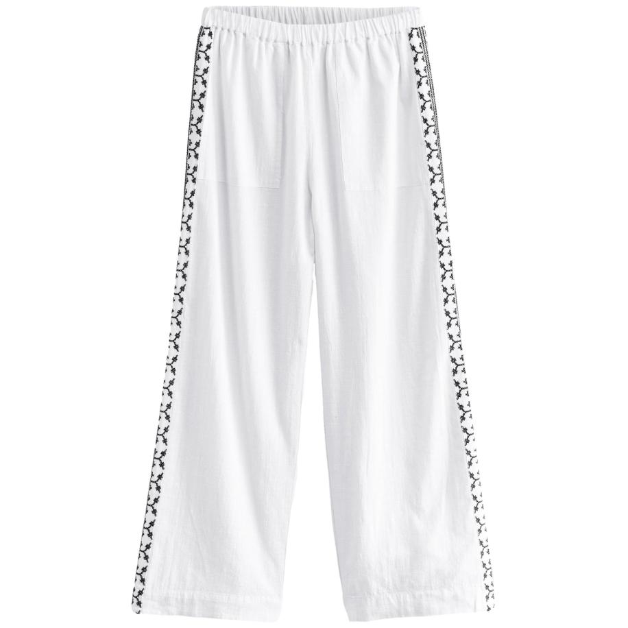 Next Next Broek zwart / wit -