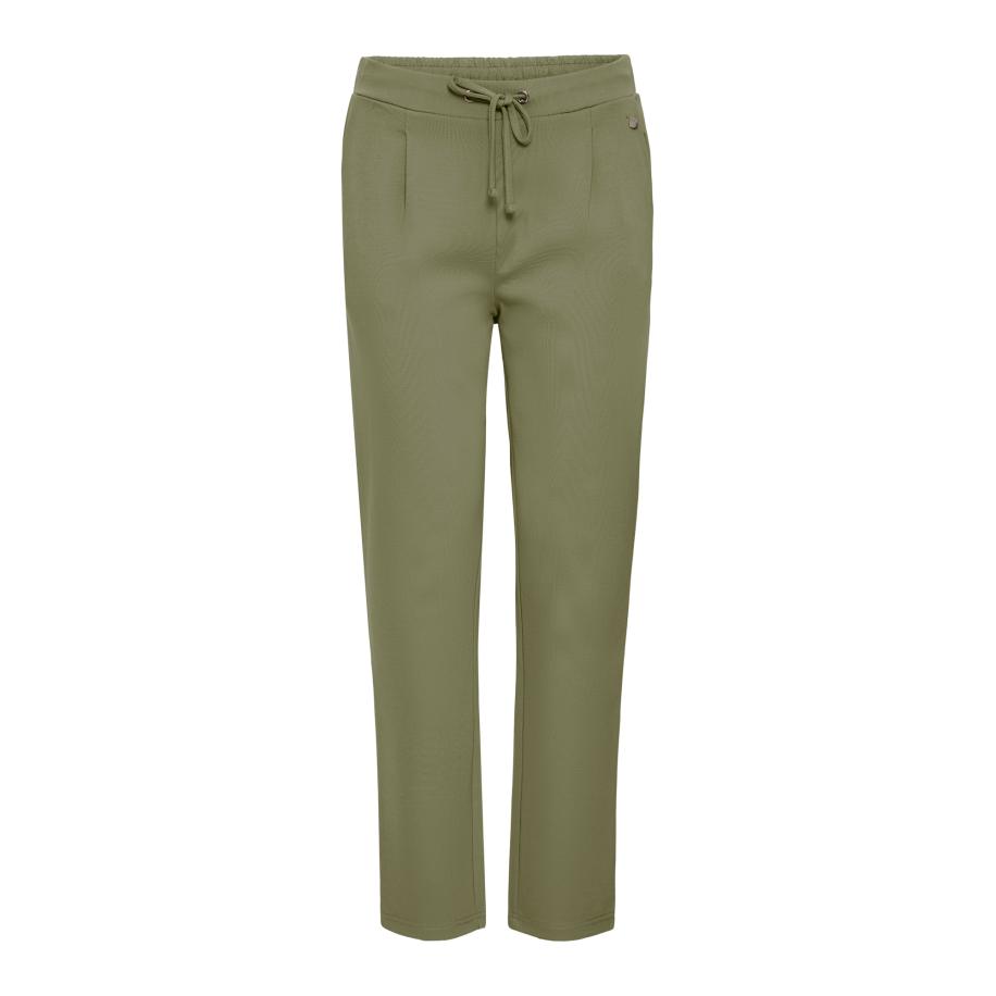 Fransa Fransa Bandplooibroek FRZASTRETCH 1 olijfgroen -