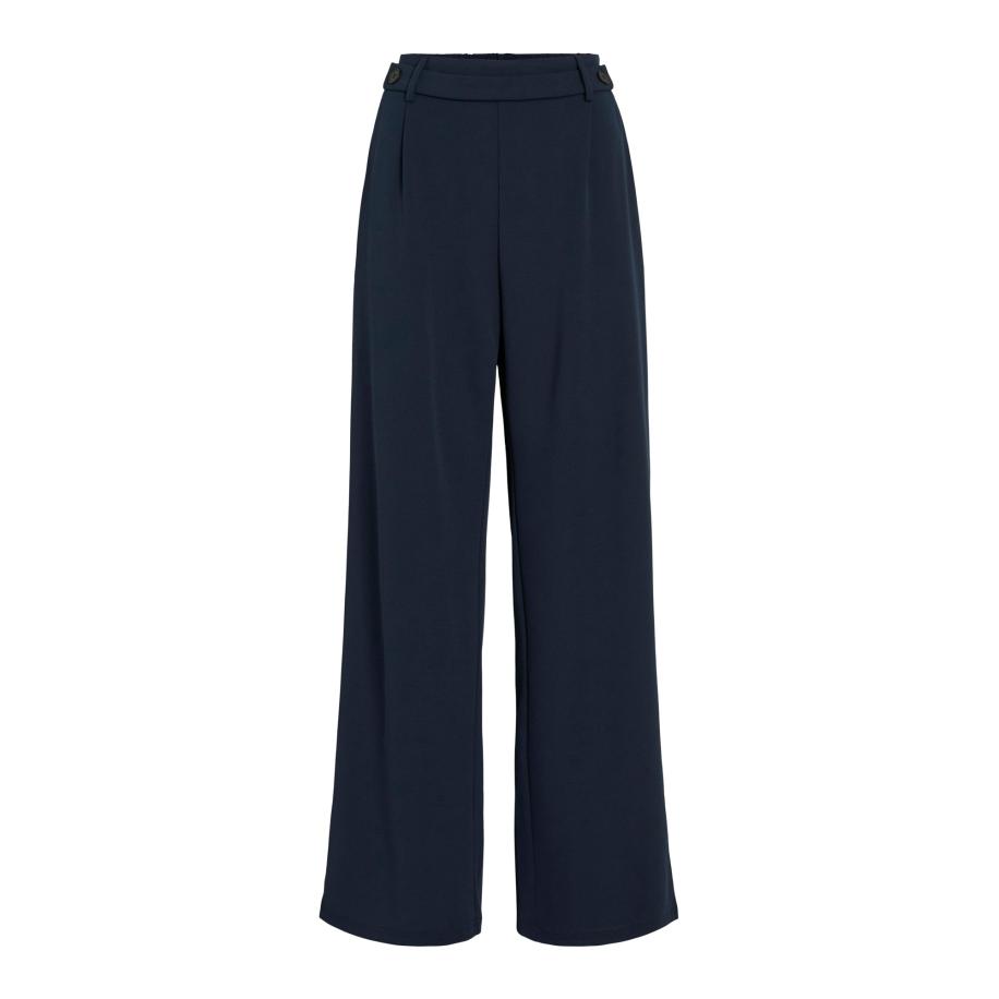 Vila VILA Bandplooibroek donkerblauw -