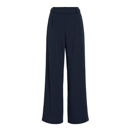 Vila VILA Bandplooibroek donkerblauw