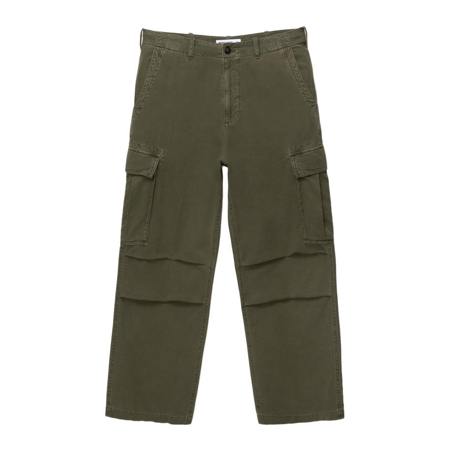Pull&Bear Pull&Bear Cargobroek donkergroen -