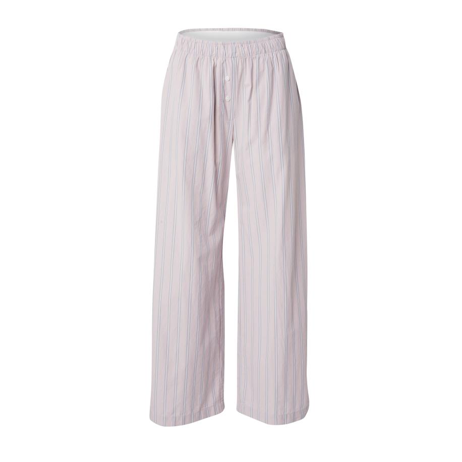 Monki Monki Broek lichtblauw / pink / offwhite -