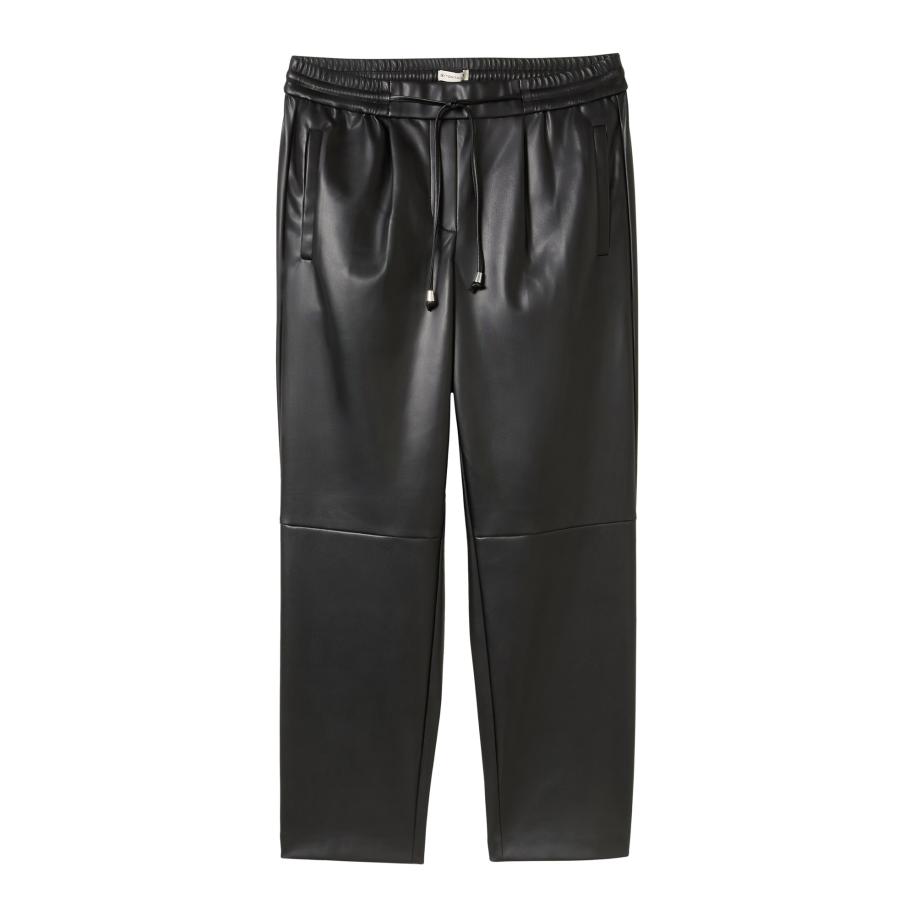 Tom Tailor TOM TAILOR Bandplooibroek zwart -