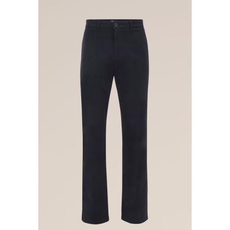 Fundamentals heren regular fit chino met stretch - Regular fit - Donkerblauw - Katoen - Maat: 33/32