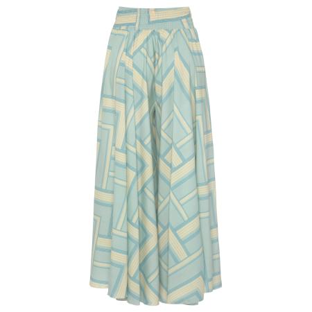 Lascana LASCANA Broek lichtgeel / mintgroen