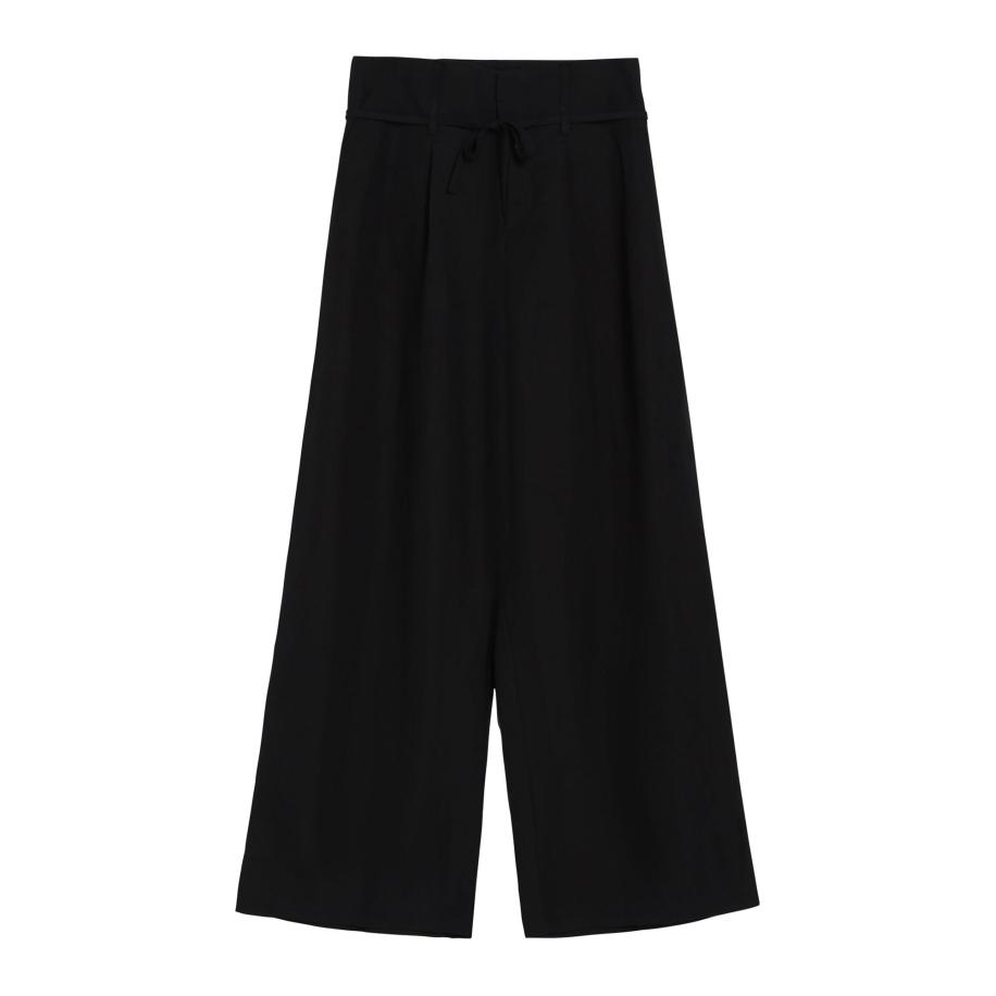 Bershka Bershka Bandplooibroek zwart -