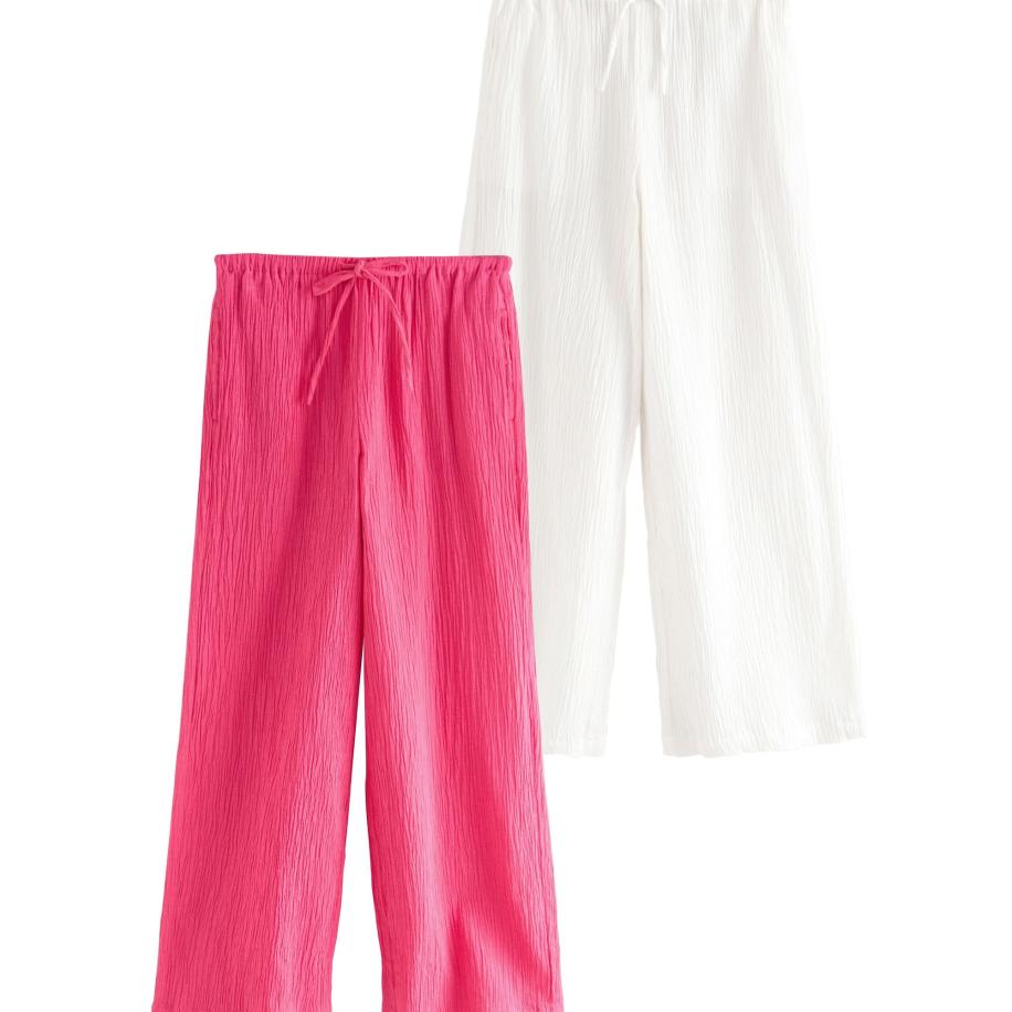 Next Next Broek pink / wit -