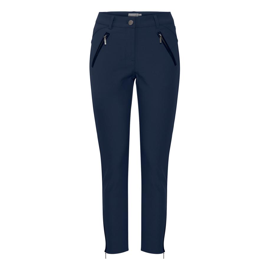 Fransa Fransa Broek Zio donkerblauw -