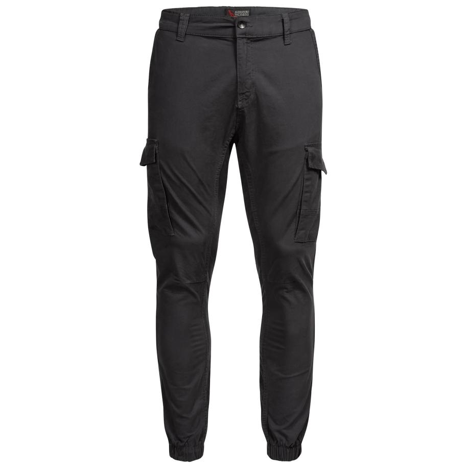 Alessandro Salvarini Alessandro Salvarini Cargobroek antraciet -