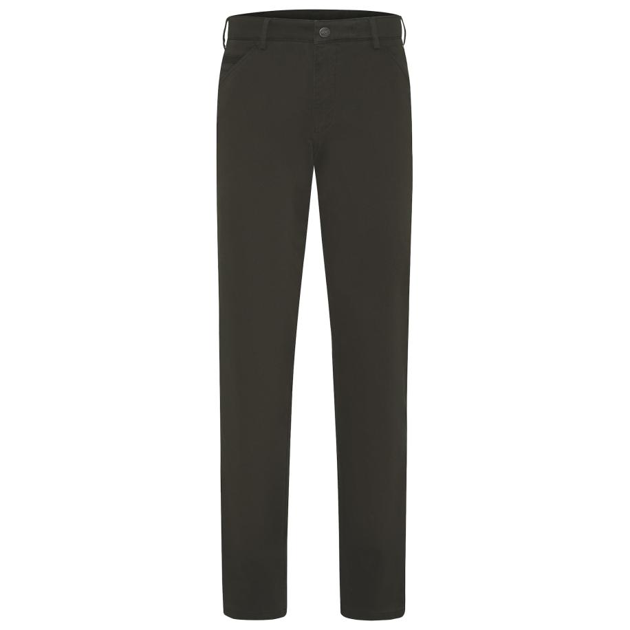 Meyer MEYER Chino olijfgroen -