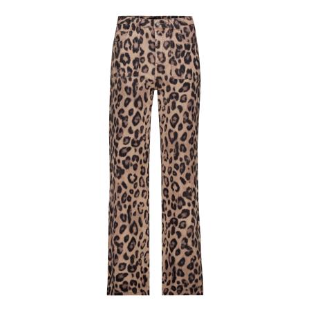 Monari monari Broek lichtbruin / zwart