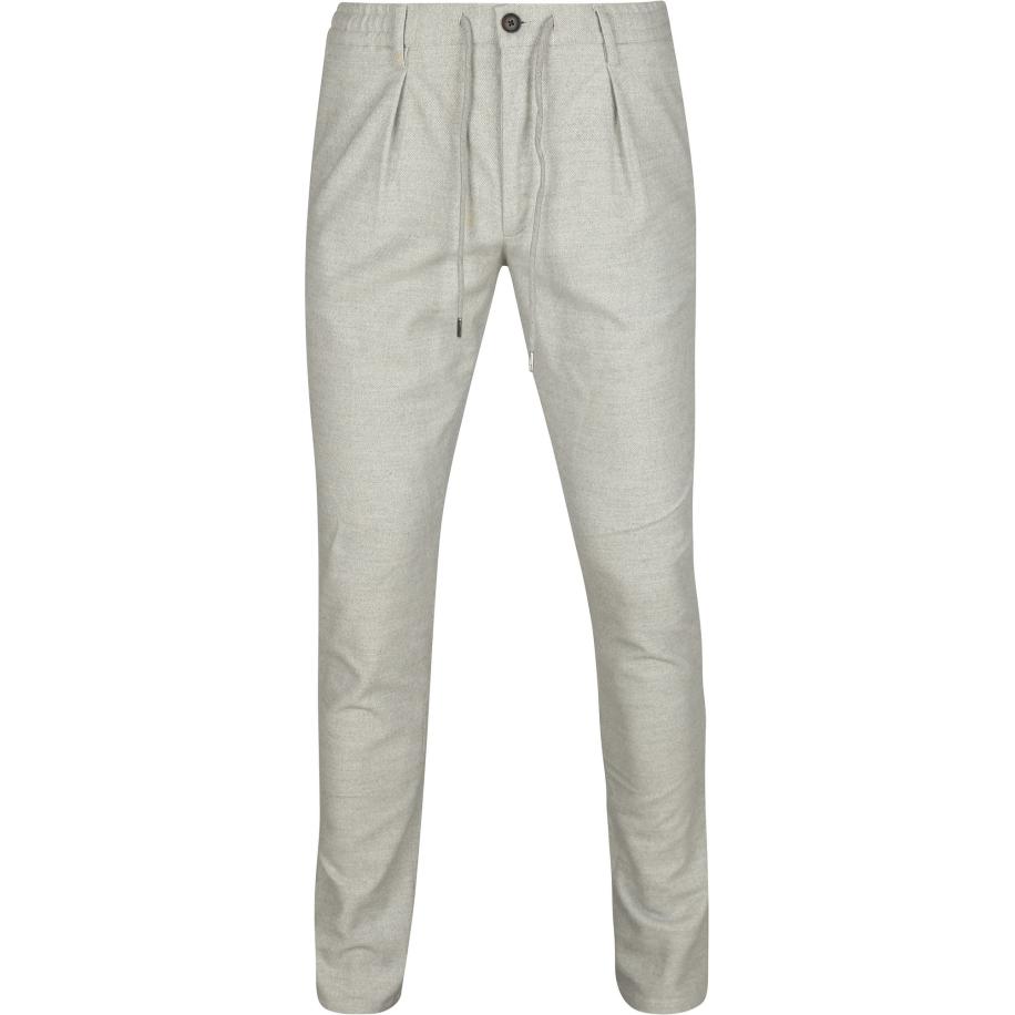 Profuomo Chino Sportcord Lichtgrijs Grijs
