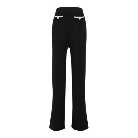 Guido Maria Kretschmer Guido Maria Kretschmer Women Broek Felize lichtbeige / zwart