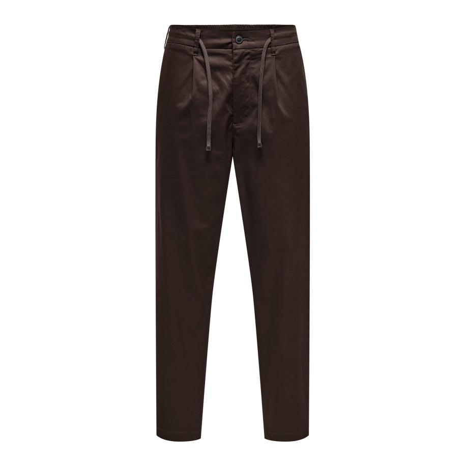 Only & Sons Only & Sons Chino ONSCOIL donkerbruin -