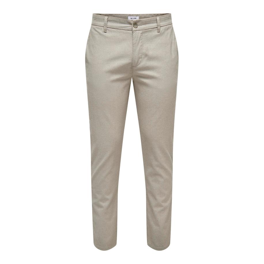 Only & Sons Only & Sons Chino ONSMark Pete greige -