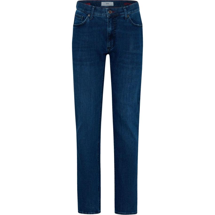 Brax Chuck Broek blauw, Gebruikt uiterlijk Multicolor