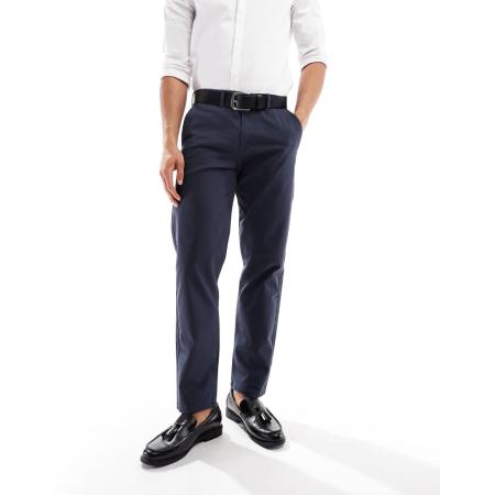 JJ Rebel - Ruimvallende chino's in marineblauw