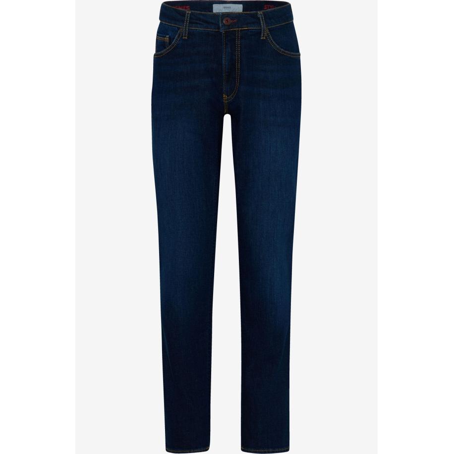 Brax Chuck Broek donkerblauw, Gebruikt uiterlijk Multicolor